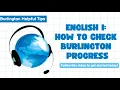 E1 How to Check Burlington English Progress