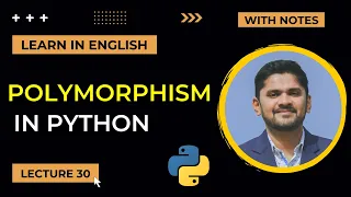 30 Polymorphism in Python Runtime Compiletime Advanced Python Tutorial Amit Thinks