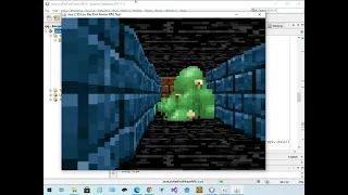 Java 2 5D Game from scratch - Very Low Res Pseudo 3D First Person RPG Game Test