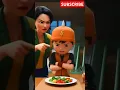 BoBoiBoy dimarah mama tidak mau makan ‼️ #shorts #boboiboy #funny