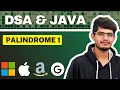 Valid Palimdrome LeetCode 125 Top Interview Question Java DSA Geekster