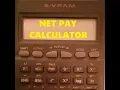 How to Calculate Net Pay