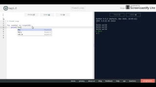 Fixed Loops - National 5 Programming Python