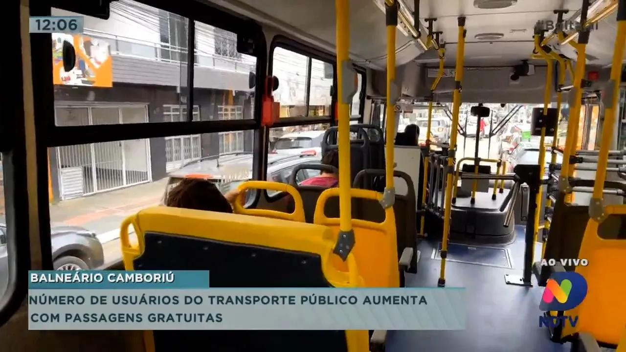 Número de usuários do transporte público aumenta com passagens gratuitas