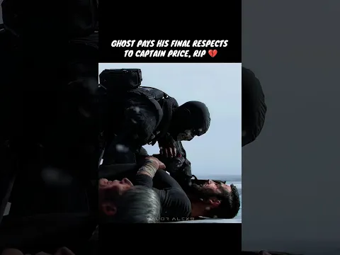 "Good Bye Captain Price" - Ghost Pays His Final Respects To His Mentor Price 💔 #shorts #cod #mw4