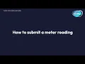How to submit a meter reading via my insite Credit billed residents