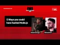 5 Ways You Could Have Hacked Node js - Rafael Gonzaga Michele Riva