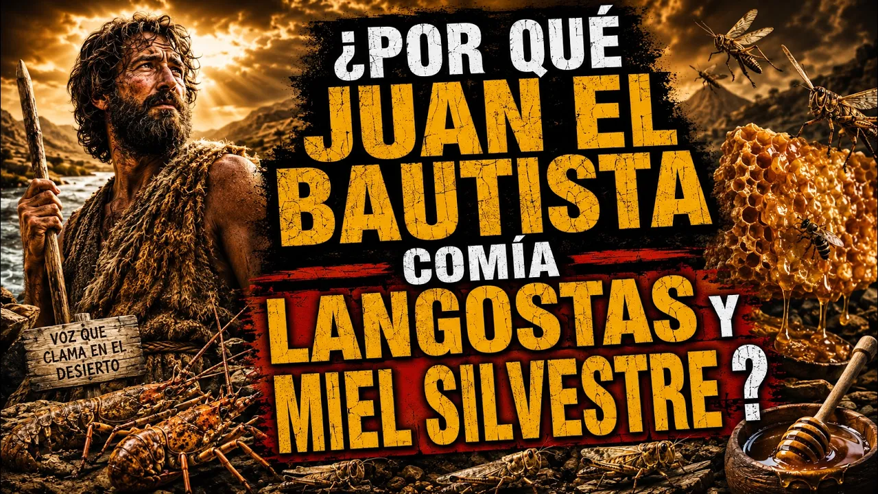 ¿POR QUÉ JUAN EL BAUTISTA COMÍA LANGOSTAS Y MIEL SILVESTRE?