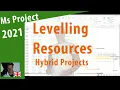 7 MS Project 2021 Level Resources Simple