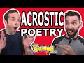 Learning Acrostic Poetry The Balloon Guys