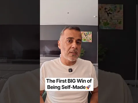 The First BIG Win of Being Self-Madeπ