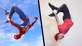Download Trying Stunts From Spider-Man 2 IN REAL LIFE (PS5, Parkour) MP3
