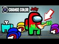 I Can CHANGE COLOR As The IMPOSTOR In AMONG US