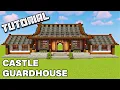 Castle Guardhouse Minecraft Tutorial
