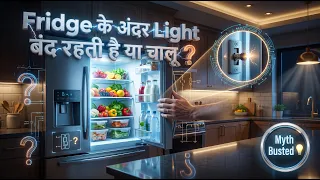 Fridge के अंदर Light बंद रहती है या चालू? 🧐| Myth Busted | Must Watch