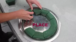 How to make the base of an Oasis wreath