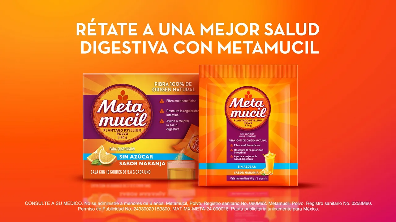 MetamucilLA — Metamucil — Reto para una mejor salud digestiva (YouTube video ad)