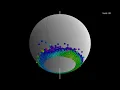 Bloopers 30 Magnetized squares under increasing gravity on a sphere