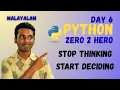 The if-elif-else Block Python Zero2Hero Day 6 Mallu PY