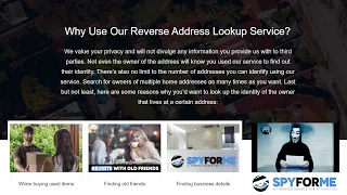 Reverse Address Lookup - Find out who lives at this address
