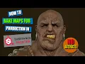 How to bake maps for a game character and get great results