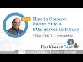 How to Connect Power BI to a SQL Server Database