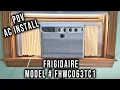 How to Install Frigidaire 6000 BTU Window Air Conditioner Model FHWC063TC1 Real-Time Installation