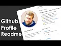 How To Create A GitHub Profile README NEW Github Tutorial Add A New Profile Get A Job