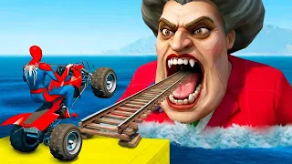 الرجل العنكبوت انقاذ باتمان Spider Man Rescue batman vs iron man vs venom funny Game GTA 5 super