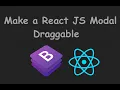Make a Modal Draggable with React Js Bootstrap