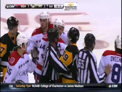 Download MP3 Alex Ovechkin  Hits, Slashes Kris Letang, Scrums Develop