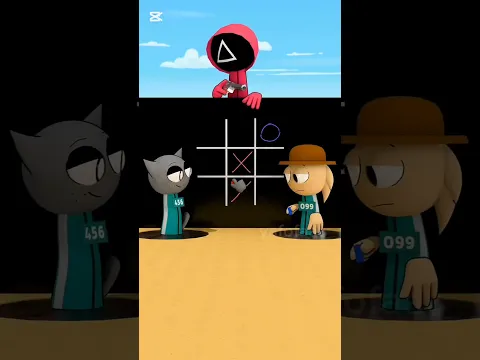 💥✨POVIncredibox Sprunki - Complex Tic-Tac-Toe Squid Game#shorts#fyp #games