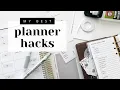 My Best Planner Hacks 15 tips to help your planning be more productive and efficient
