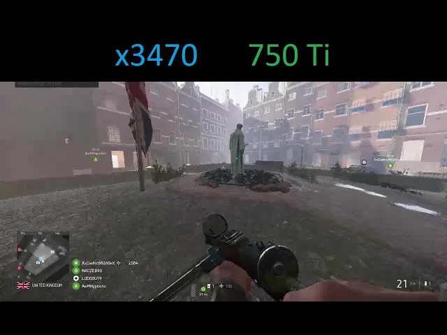 Battlefield V Beta x3470 750 Ti 8GB