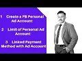 How to Create A Facebook Personal Ad Account Module 2 2020