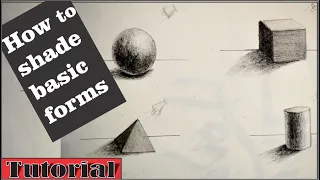 shapes into forms - how to shade basic forms