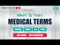 Medical Terms - What Is This Live Flashcards Nursing Pharm A P Patho MedStudy Hub