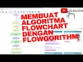 membuat algoritma flowchart dan menginstal aplikasi flowgoritm