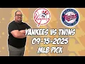 Minnesota Twins vs New York Yankees 25 MLB Pick Prediction MLB Betting Tips
