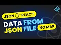Fetch Individual Records from JSON File No MAP JSON Data in React JS Tutorial