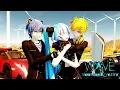 Download Lagu [MMD] WAVE  [Miku Len Kaito] Remake with new model