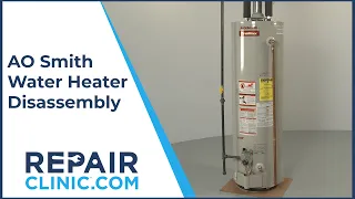 AO Smith Gas Water Heater Disassembly Model GCV40200