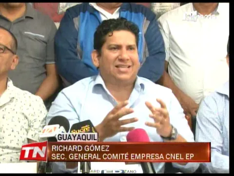 Trabajadores cuestionan administración del CNEL y anuncian movilización