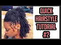 Sisterlocks - Quick Hairstyle Tutorial HIGHLY REQUESTED Drknlvely