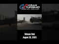 Gran Turismo 2023 - Golden Lamborgini Car Crash Scene