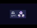 How To Create Animated 404 Error Page using html and css only