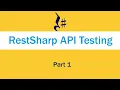 RestSharp REST APIs Testing using C RestSharp and Json Net - Part 1 Getting started