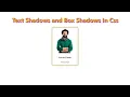 Mastering CSS Shadows Box Shadow Text Shadow Explained CSS Tutorial Learn Web Dev