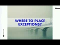 DPC2019 Exception design - the art of making debugging more accurate