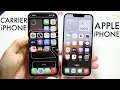 Buying iPhone Through Apple Vs Buying iPhone Through Cell Carrier Any Differences